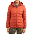 Time and Tru Women's Puffer Coat with Hood