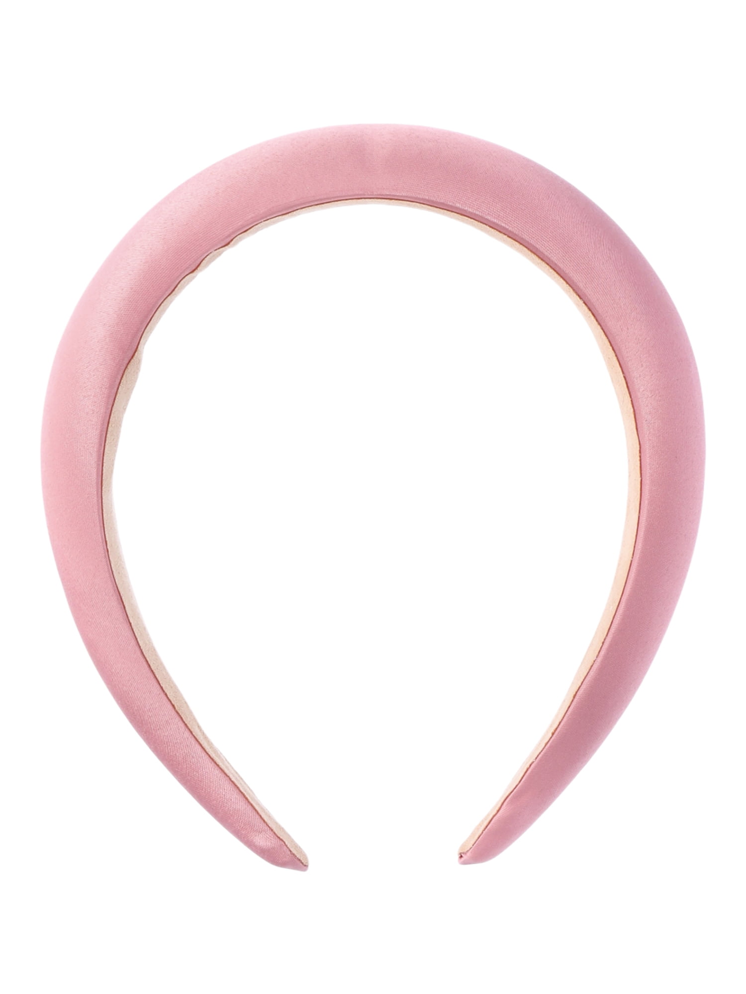 Time and Tru Women's Puffy Satin Headband, Blush
