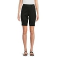 thumbnail image 1 of Time and Tru Women's Pull On Bermuda Shorts, 10” Inseam, Sizes XS-XXXL, 1 of 5