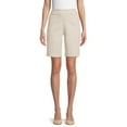 thumbnail image 1 of Time and Tru Women's Pull-On Bermuda Shorts, 1 of 5