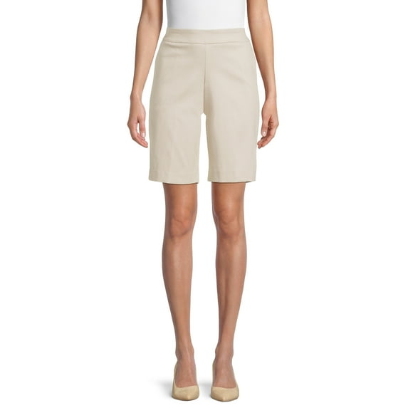 Time and Tru Women's Pull-On Bermuda Shorts