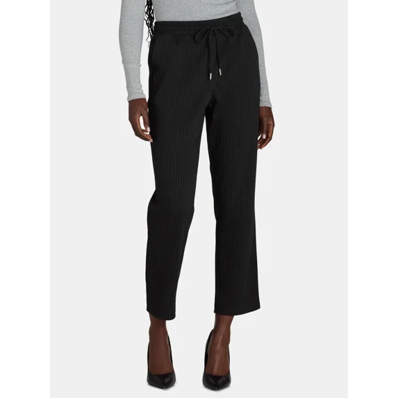 Time and Tru Women's Pull-On Knit Drawstring Pants, 28" Inseam, Sizes XS-XXXL