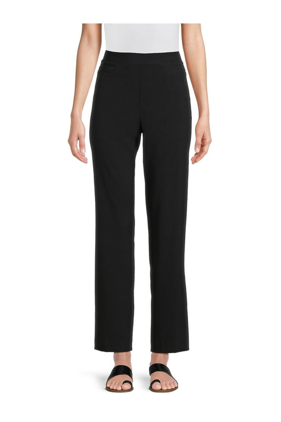 Women's Pull On Pants With Pockets, 31" and 29" Inseams, Sizes S-2XL