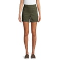thumbnail image 1 of Time and Tru Women's Pull-On Shorts, 1 of 6
