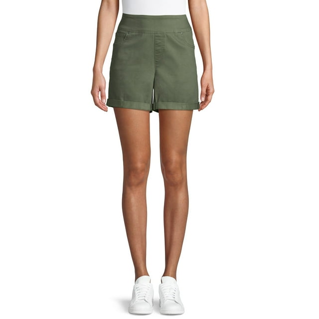 Time and Tru Women's Pull On Shorts - Walmart.com