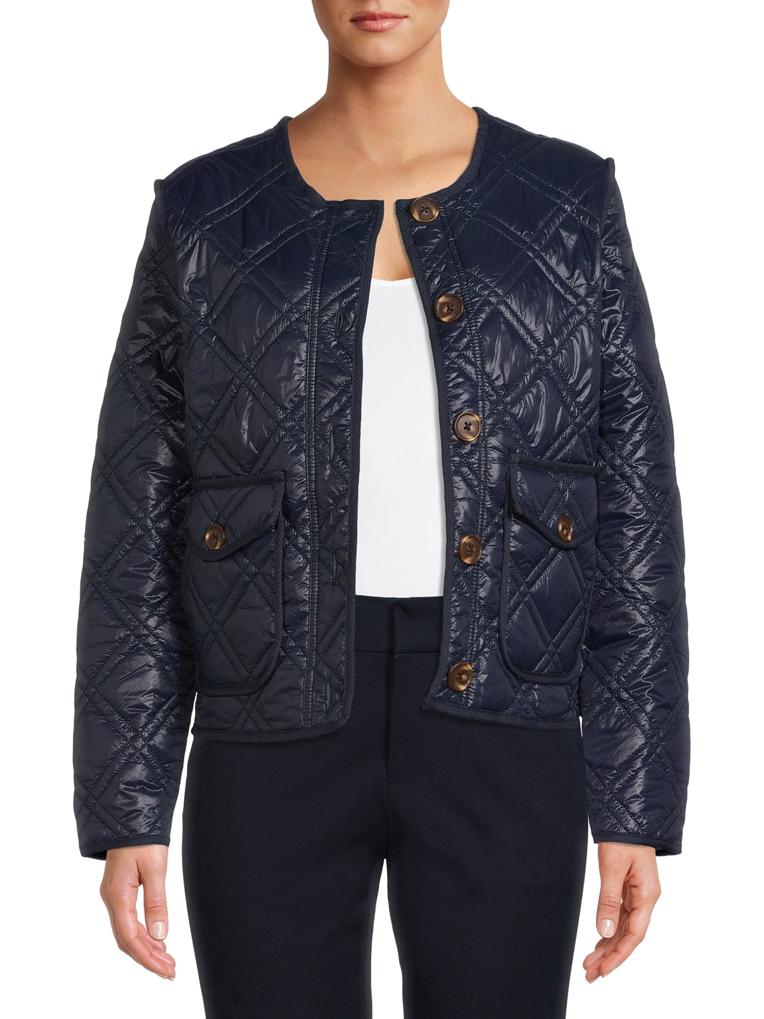 Time and Tru Women's Quilted Jacket 