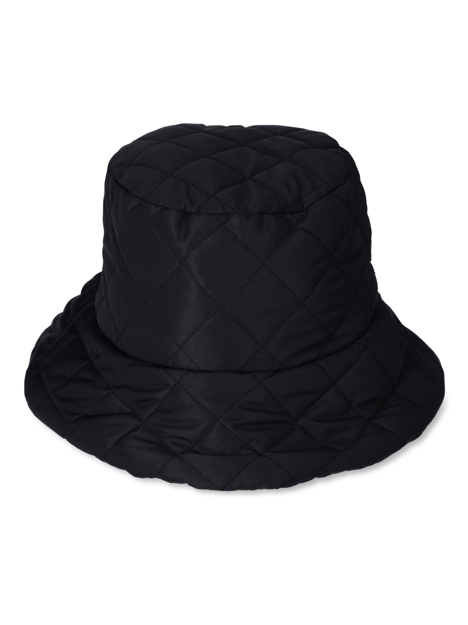 Time and Tru Women's Quilted Puffer Bucket Hat