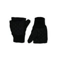 thumbnail image 1 of Time and Tru Women's Quilted Puffer Pop Top Gloves, 1 of 3