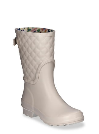 White rubber hotsell boots walmart