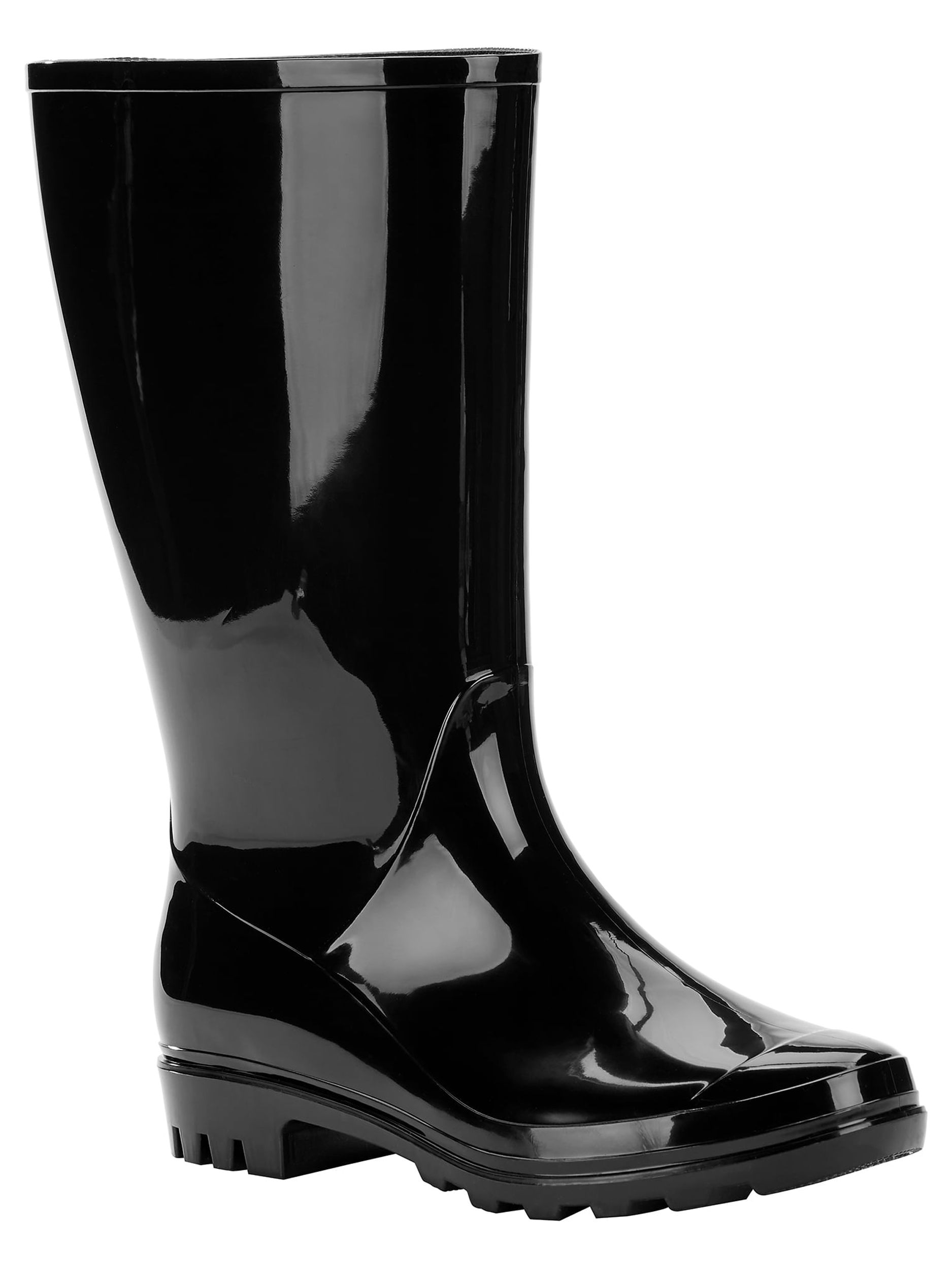 Time and Tru Women's Rain Boot, Wide Width Available - image 1 of 6