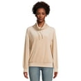 thumbnail image 1 of Time and Tru Women's Rib Funnel Top, 1 of 5
