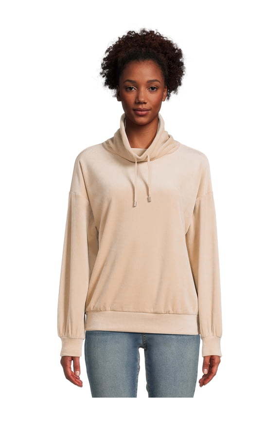 Women's Rib Funnel Top
