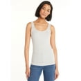thumbnail image 1 of Time and Tru Women's Rib Tank Top, Sizes XS-XXXL, 1 of 4
