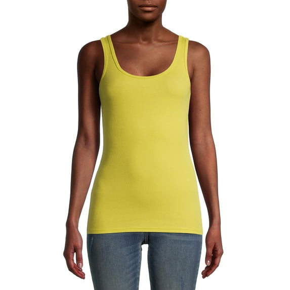 Time and Tru Women's Rib Tank Top