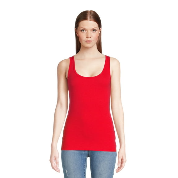 Time and Tru Women's Rib Tank Top