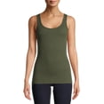 thumbnail image 1 of Time and Tru Women's Rib Tank Top, 1 of 6
