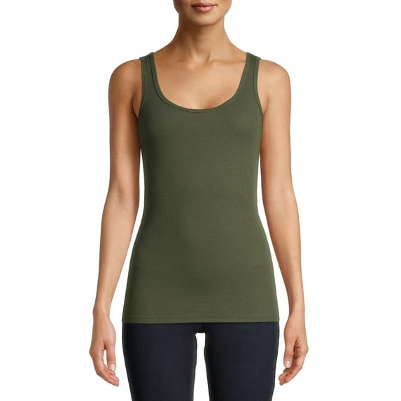 Time and Tru Women's Rib Tank Top