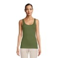thumbnail image 1 of Time and Tru Women's Rib Tank Top, 1 of 5