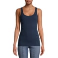 thumbnail image 1 of Time and Tru Women's Rib Tank Top, 1 of 6