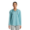 Time and Tru Women's Rib Tunic Hoodie, Sizes XSXXXL