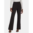 thumbnail image 1 of Time and Tru Women's Flare Ribbed Pant, Sizes XS-XXXL, 1 of 4