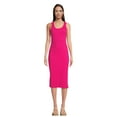 thumbnail image 1 of Time and Tru Women's Ribbed Knit Midi Tank Dress, Sizes XS-XXXL, 1 of 4