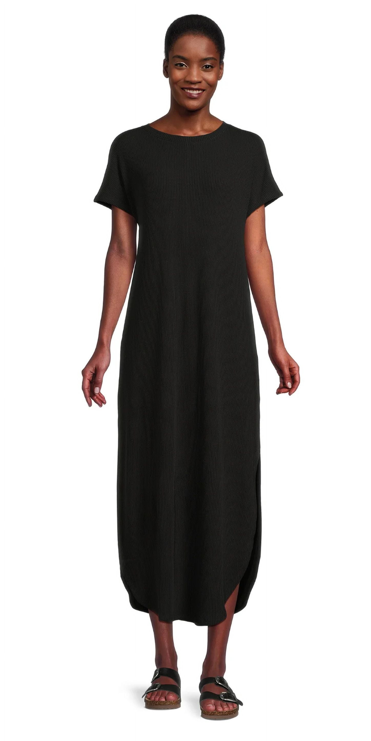 Time and Tru Women's Rib Knit Maxi Dress - Walmart.com Time and Tru Women's Rib Knit Maxi Dress - Walmart.com