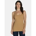 thumbnail image 1 of Time and Tru Women's Ribbed Tank Top, Sizes XS-XXXL, 1 of 5