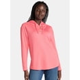 thumbnail image 1 of Time and Tru Women's Ribbed Tunic Hoodie, Sizes S-XXXL, 1 of 5