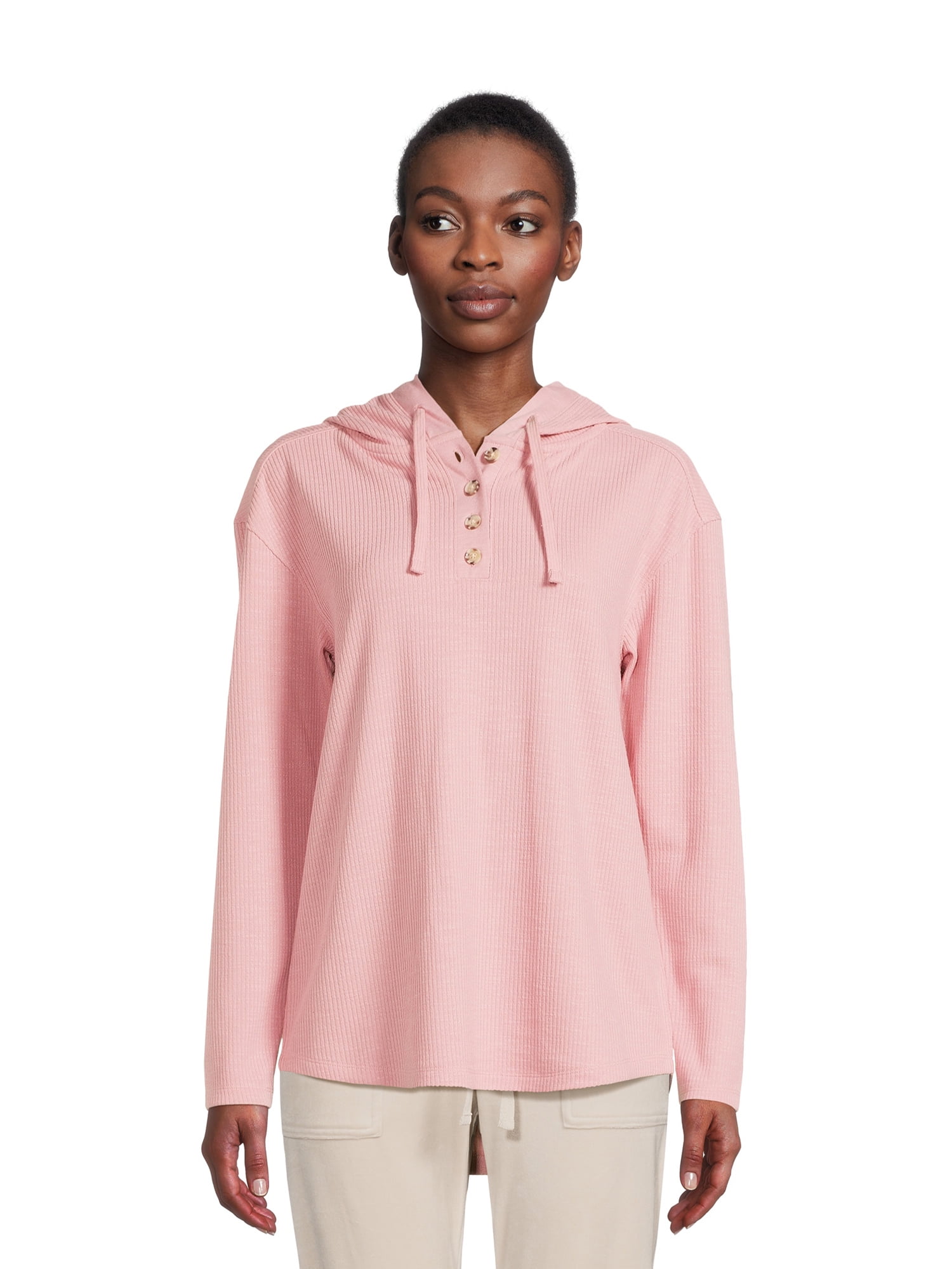 Tunic hoodie top