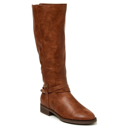 Time and Tru Women's Riding Boots, Wide Width Available