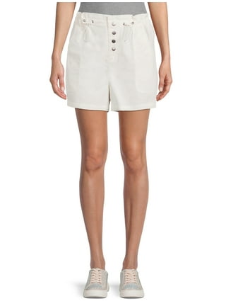 Walmart white deals shorts womens