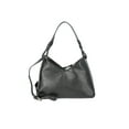 thumbnail image 1 of Time and Tru Women's River Faux Leather Small Hobo Shoulder Bag, Black, 1 of 6