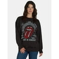 thumbnail image 1 of Time and Tru Women's Rolling Stones Graphic Pullover Sweatshirt, Sizes S-XXXL, 1 of 5