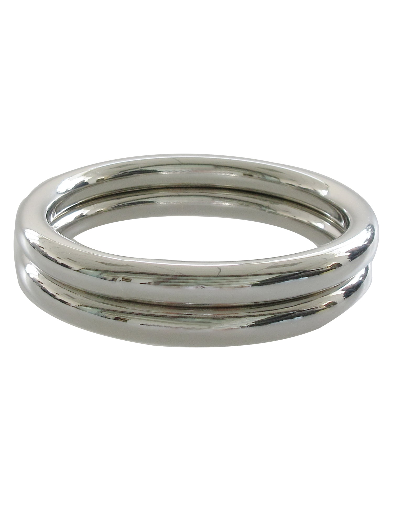 TIME AND TRU Women's Round 2 Bangle Set in Gold Plated Iron