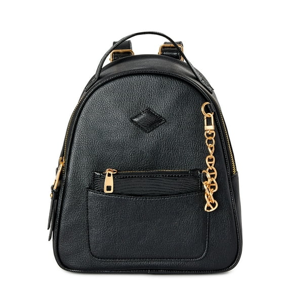 Time and Tru Women's Ruby Backpack, Black