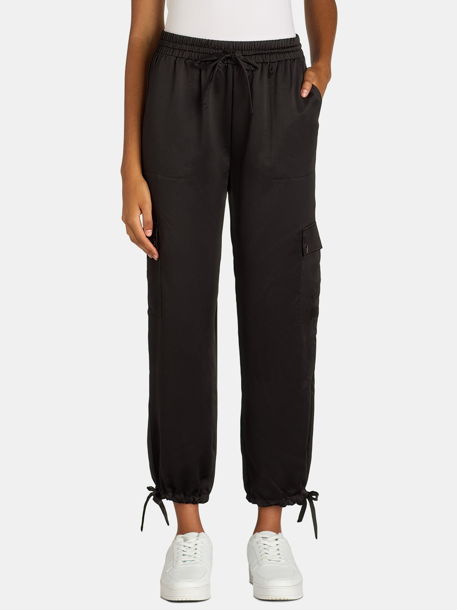 pois satin jogger pants ブラック 71FmhQpILDL._SY350_QL65_.jpg