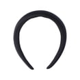 thumbnail image 1 of Time and Tru Women's Satin Puffy Headband, Black, 1 of 7