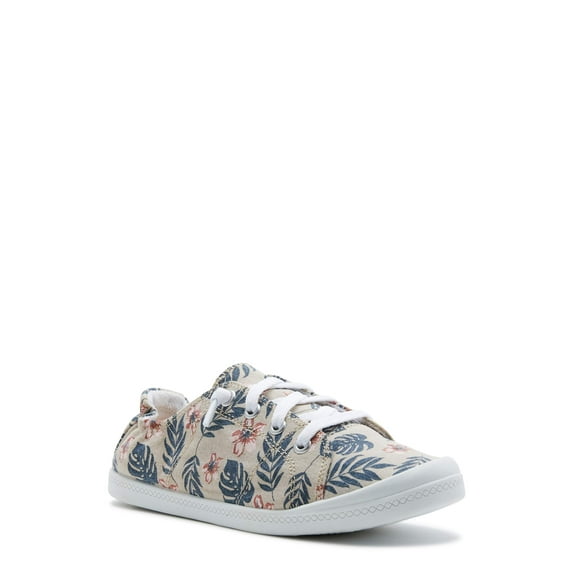 Time and Tru Women's Scrunch Back Canvas Sneaker