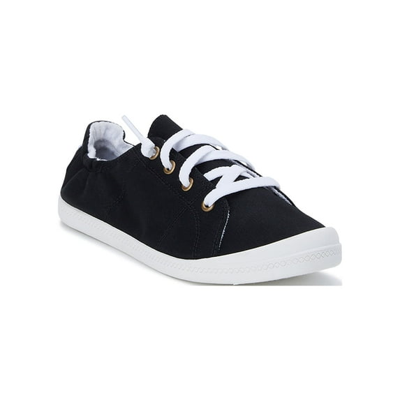 Time and Tru Women's Scrunch Back Slip-On Sneaker,Wide Width Available