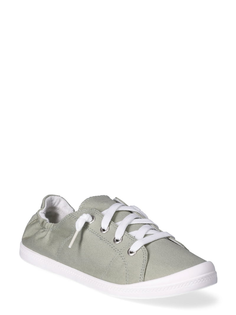 Time and Tru women's Scrunch Back Slip On Sneakers
