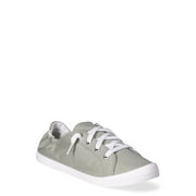 Time and Tru Women's Scrunch Back Slip On Sneakers, Sizes 7-12, Wide Width Available