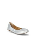 thumbnail image 1 of Time and Tru Women's Scrunch Ballet Flats, Wide Width Available, 1 of 5