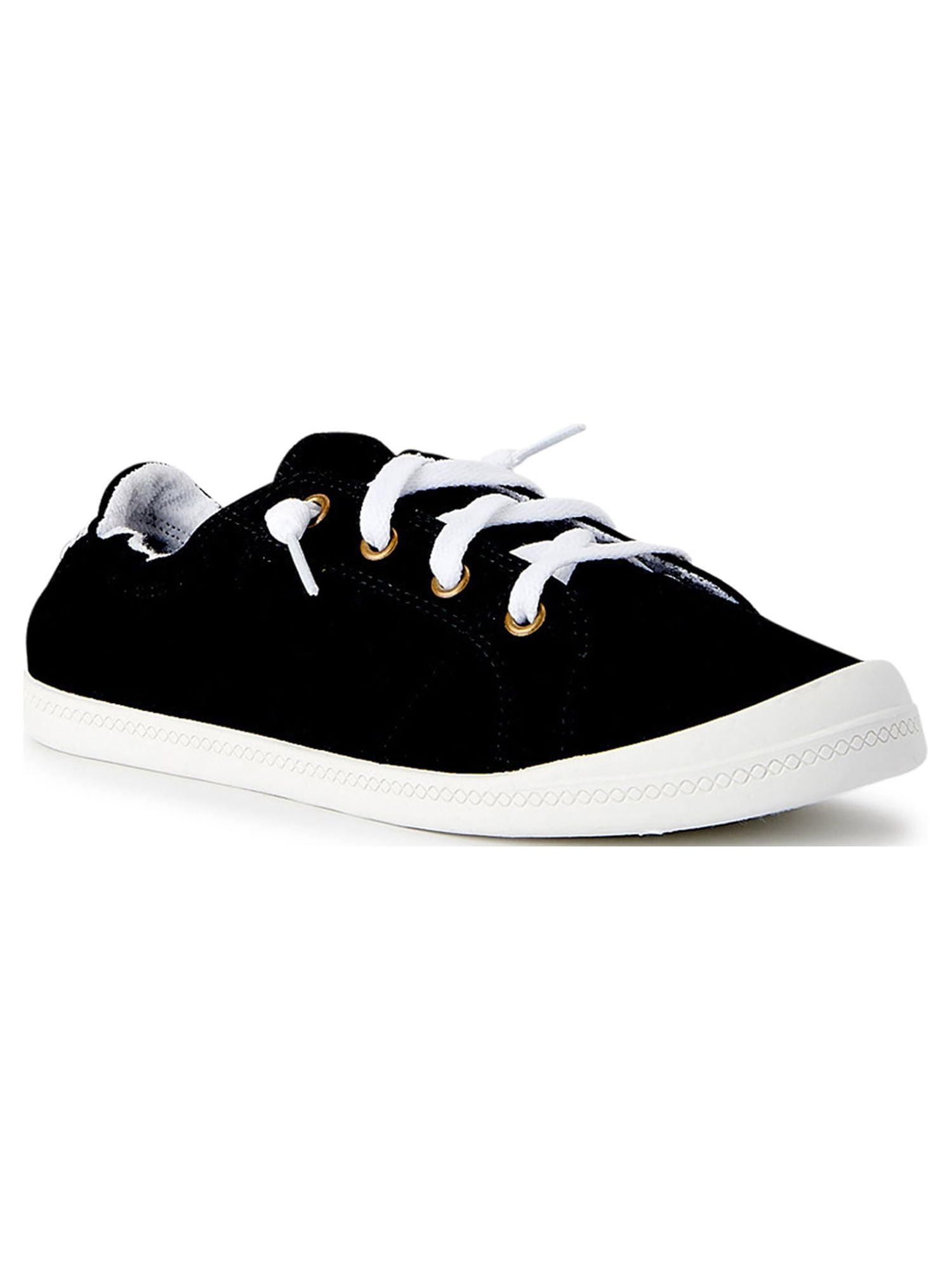 Time and Tru Women's Scrunchback Sneakers, Wide Width Available