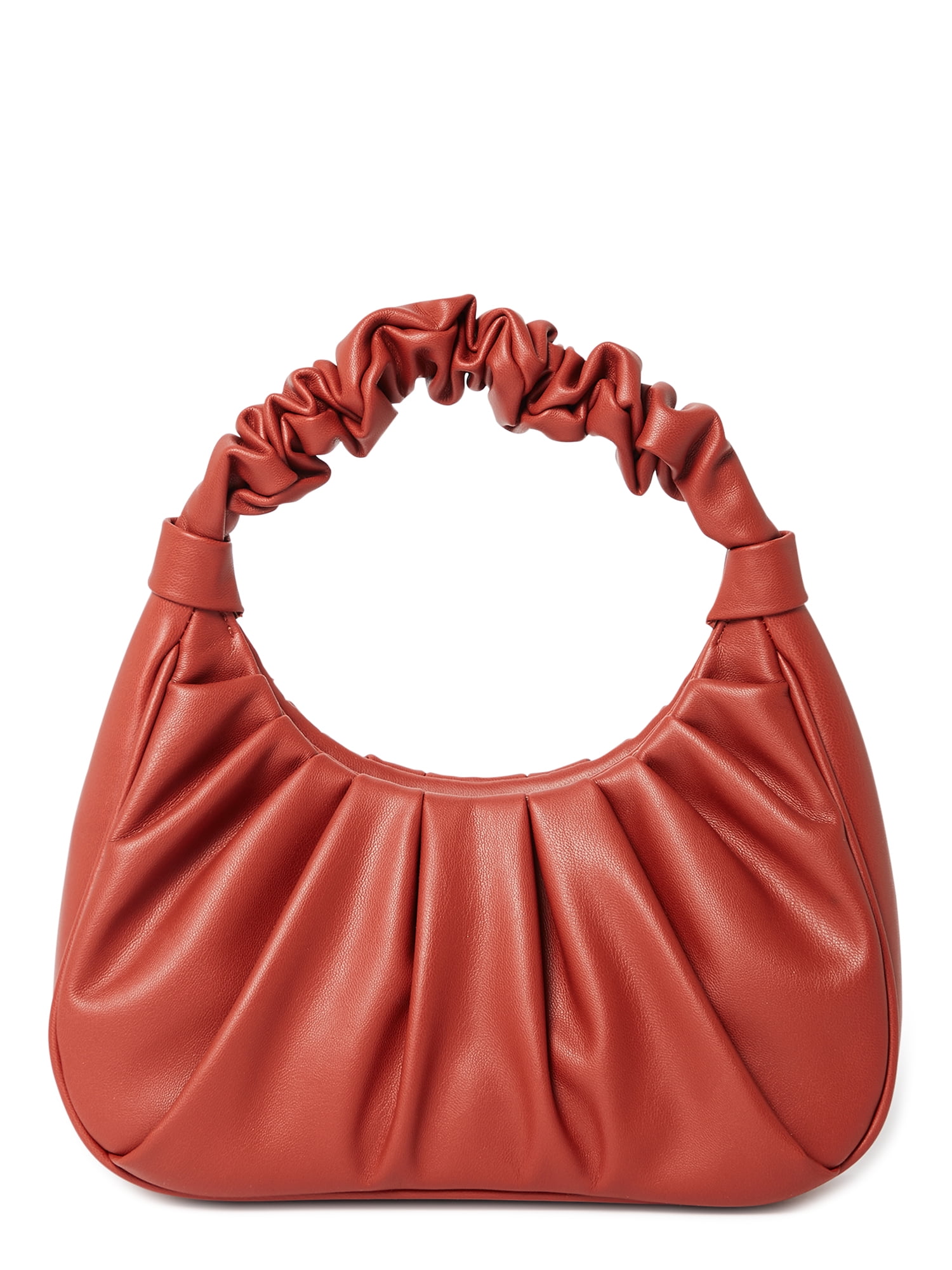 ★SATUR★Scrunchie Medium Shoulder Bag Time and Tru Women's Scrunchie Shoulder Bag All Spice Medium