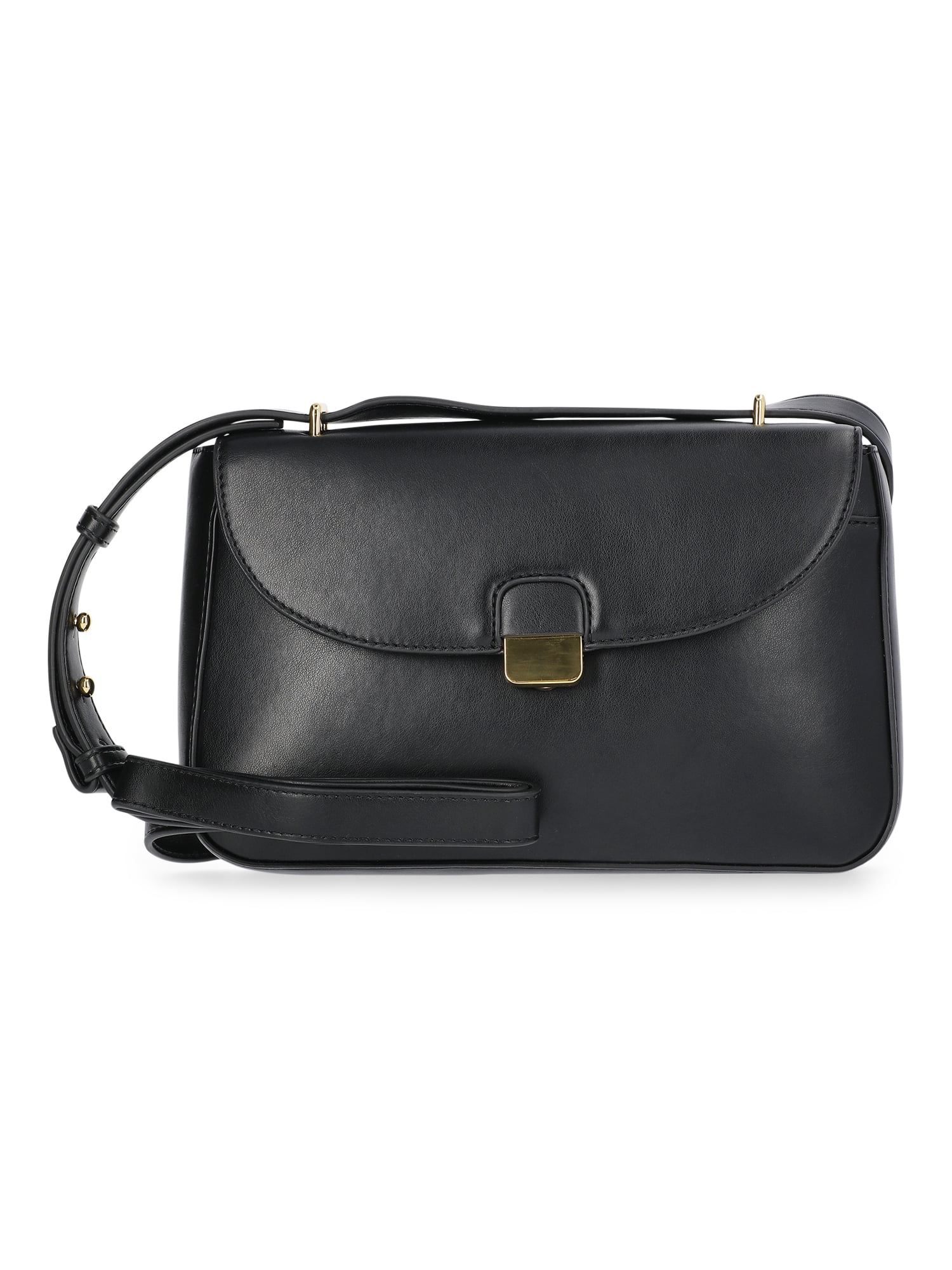 Time and Tru Women's Seraphina Crossbody, Black