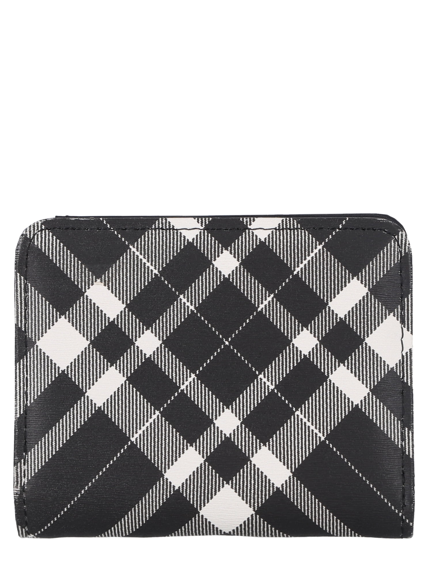 Time and Tru Women's Sharon Two Fold Wallet,  Plaid