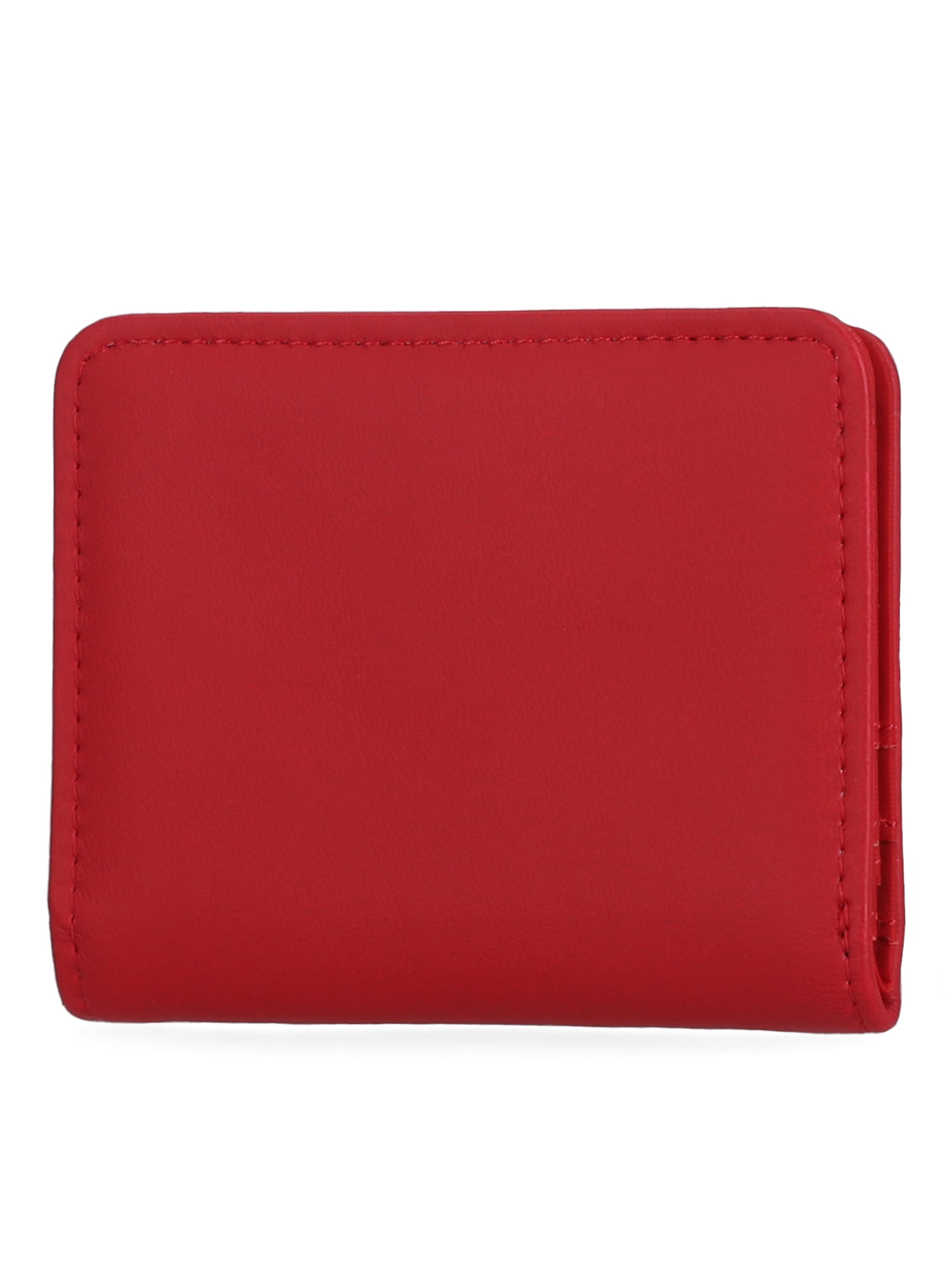 Women's Sharon Two Fold Wallet, Solid Red