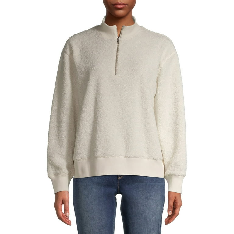 Walmart sherpa deals quarter zip