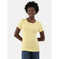 thumbnail image 1 of Time and Tru Women's Short Sleeve Rib Tee, 1 of 5